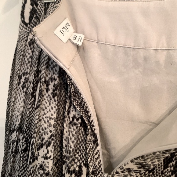 J.Crew snake print accordion pleated midi skirt - Picture 6 of 6